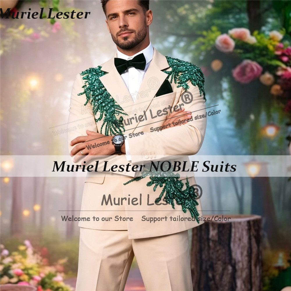 Unique Men'S Formal Wear - Abito da uomo personalizzato con strass
