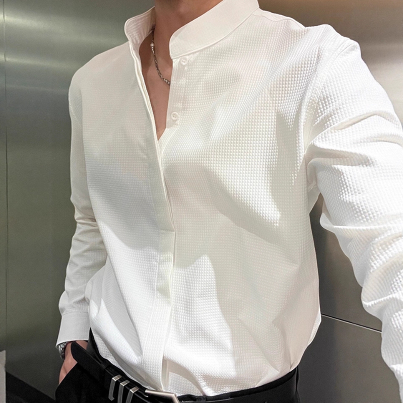 Formal Wear For Men Xxl - Camicia Autunnale da Uomo Stile Maturo,