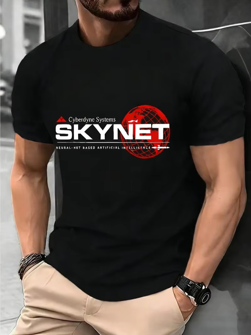 Tall Men Formal Wear - Cyberdyne Systems Skynet T-shirt grafica da