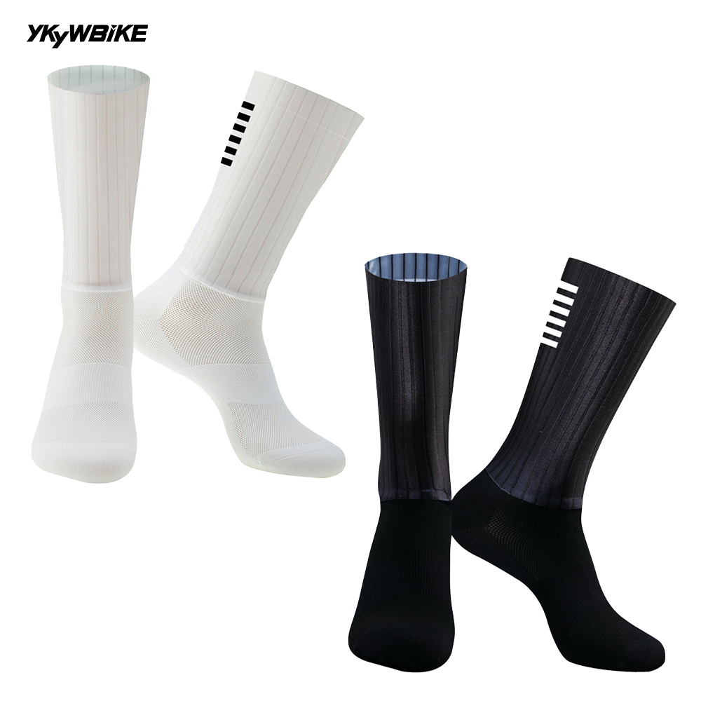 Sock Garter Men - YKYW nero bianco antiscivolo calzini da