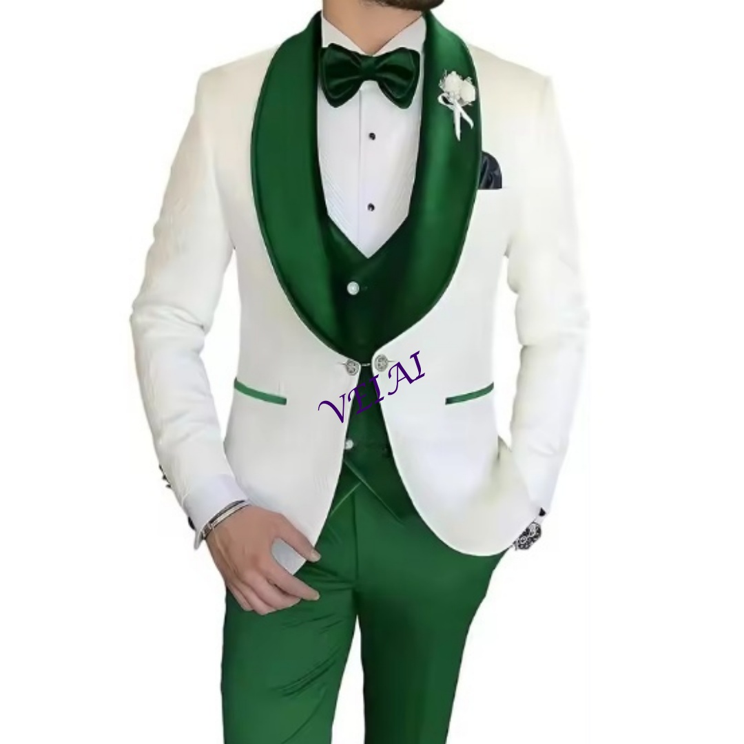 Men Formal Wear Combination - Set Smoking Slim Fit Personalizzato a