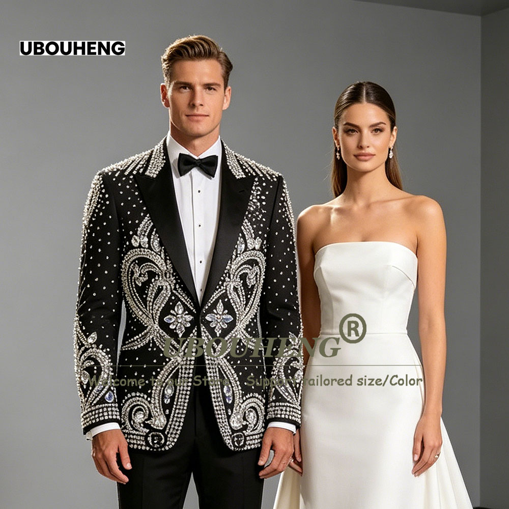 Men'S Formal Wear Attire - Elegante Abito da Sposo per Uomo,