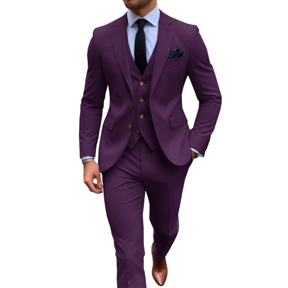 Abito da Uomo Rosa a 3 Pezzi p - Men'S Formal Wear Attire recensione e prezzo
