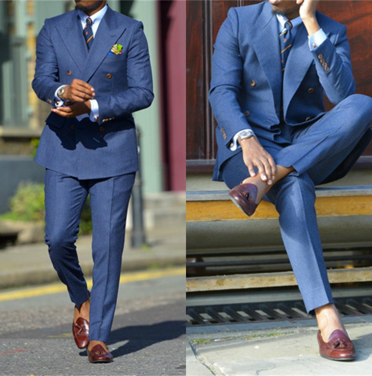 Abiti da uomo formali blu scur - Men Formal Wear Jacket recensione e prezzo