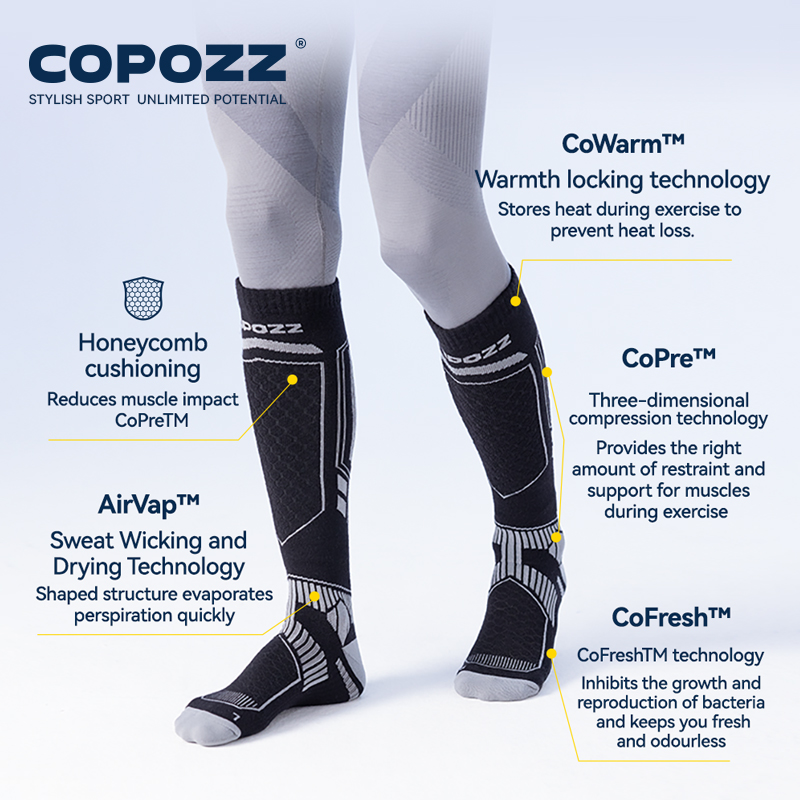 COPOZZ Calzini da sci invernal - Sock Garter Men recensione e prezzo