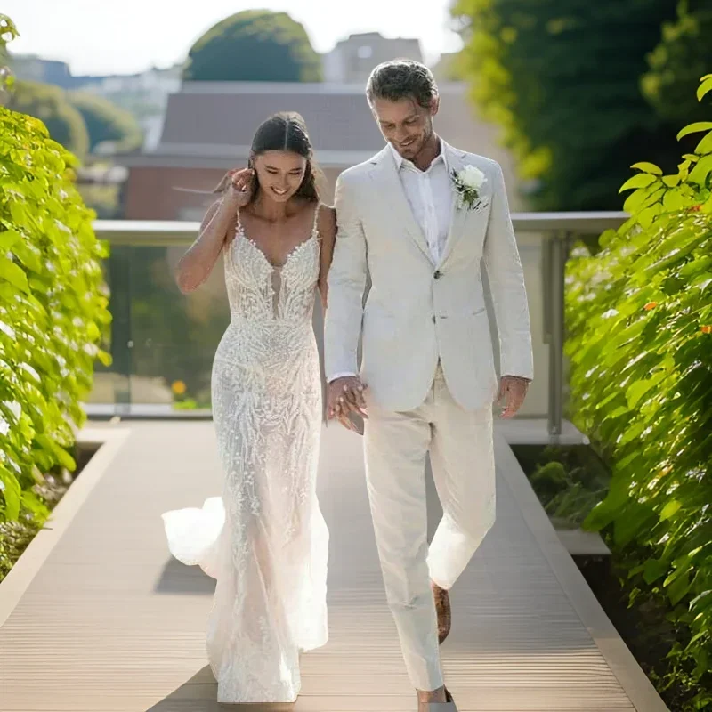 Smoking da sposa in lino per u - Men'S Formal Wear Attire recensione e prezzo