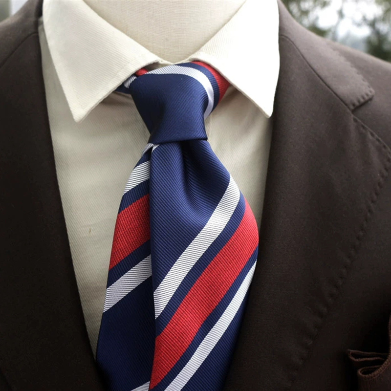New Trendy Navy Marrone Cravat - Men Formal Wear With Tie recensione e prezzo