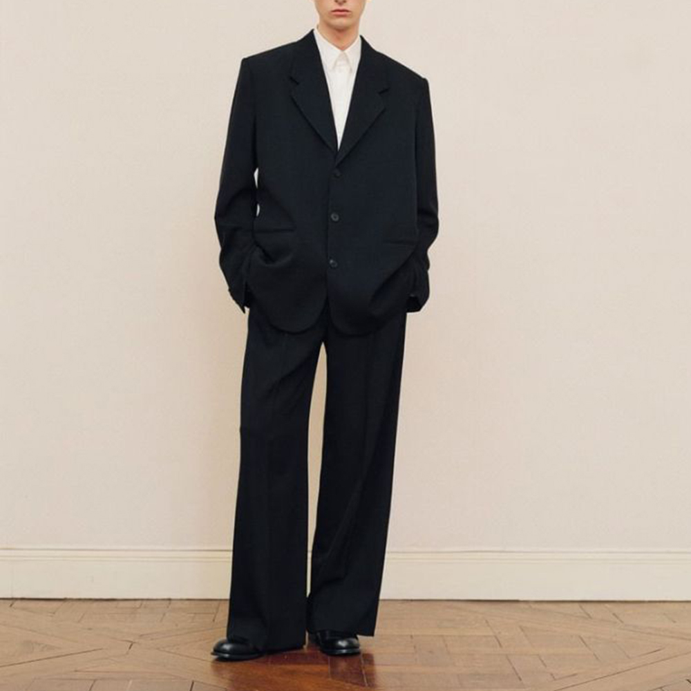 Abito oversize nero da uomo Se - Men Formal Wear Jacket recensione e prezzo