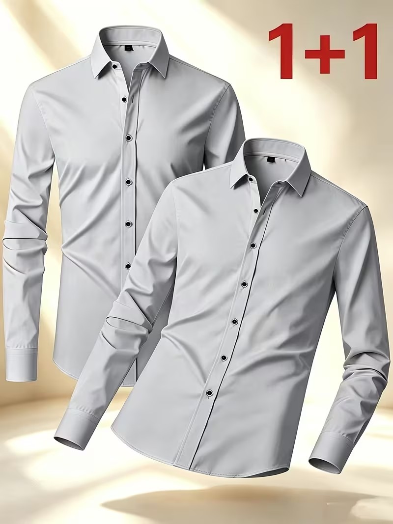 Camicia con bottoni per primav - Men'S Semi Formal Office Wear recensione e prezzo