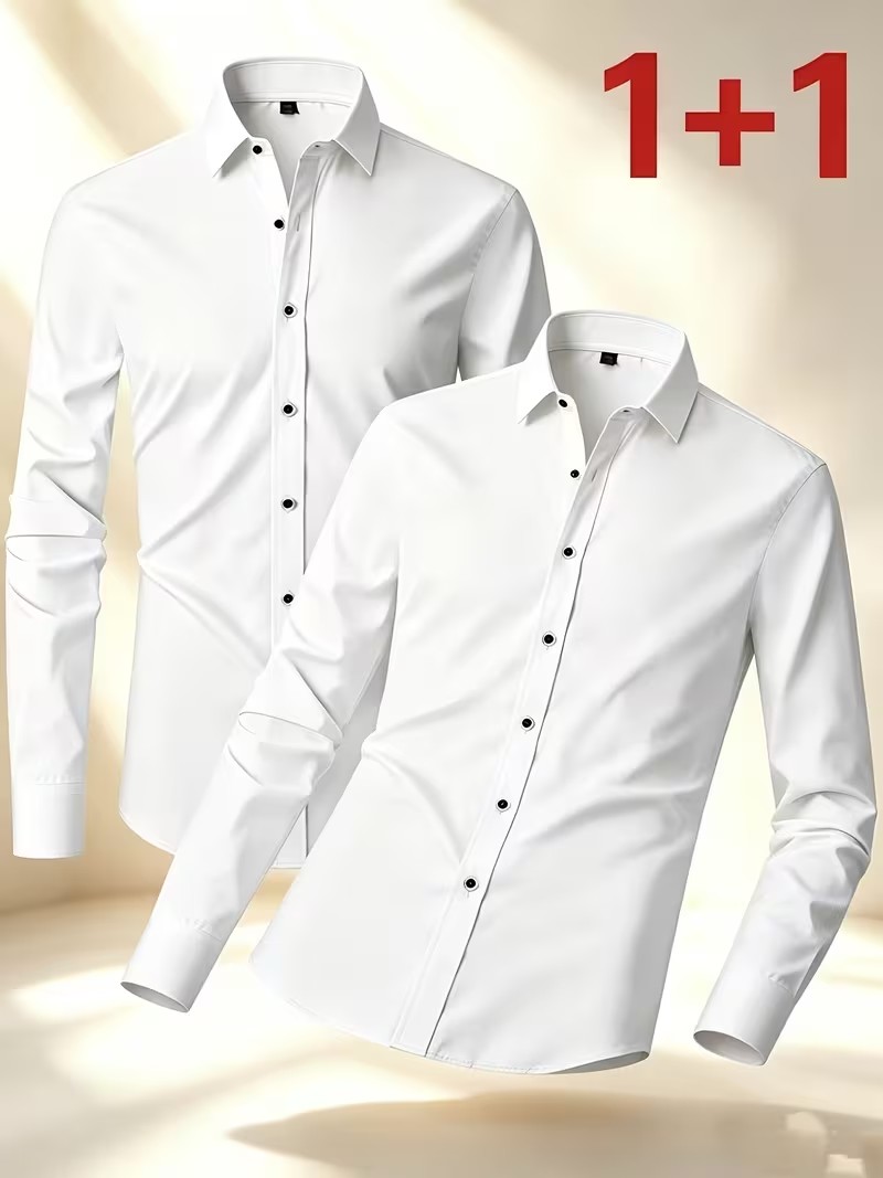 Camicia con bottoni per primav - Men'S Semi Formal Office Wear recensione e prezzo